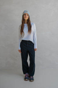 Long-Sleeve Cotton Jersey Top
