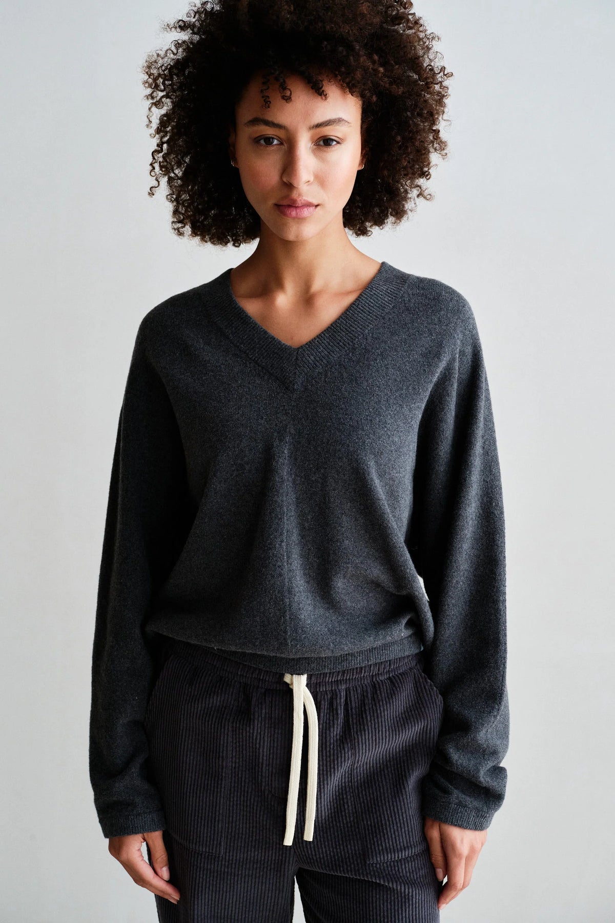 Penn & Ink NY Soft Knit V-Neck Sweater