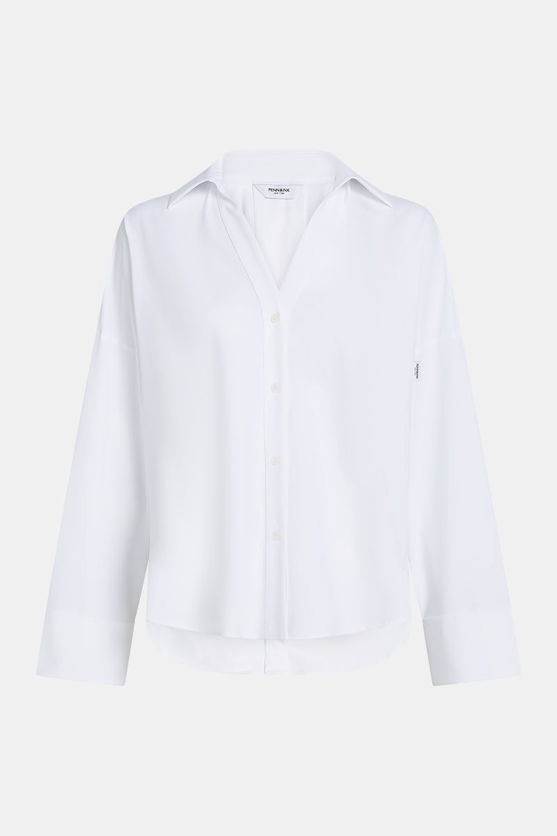 Penn & Ink N.Y. White Blouse