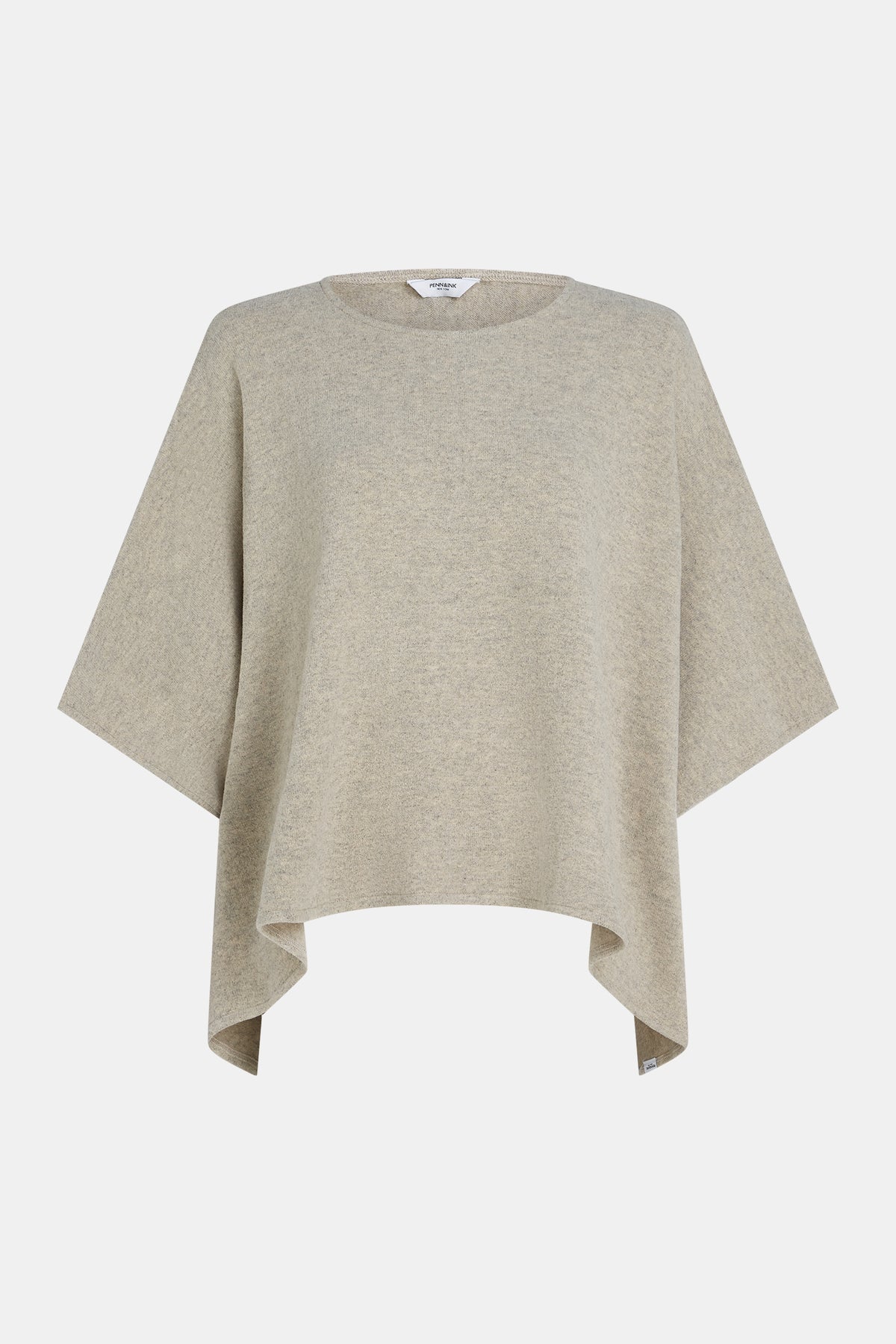 Oversized Knit Poncho Top