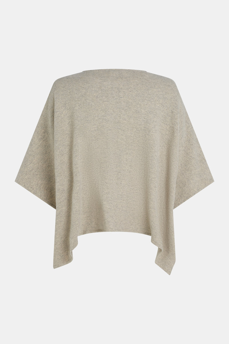 Oversized Knit Poncho Top
