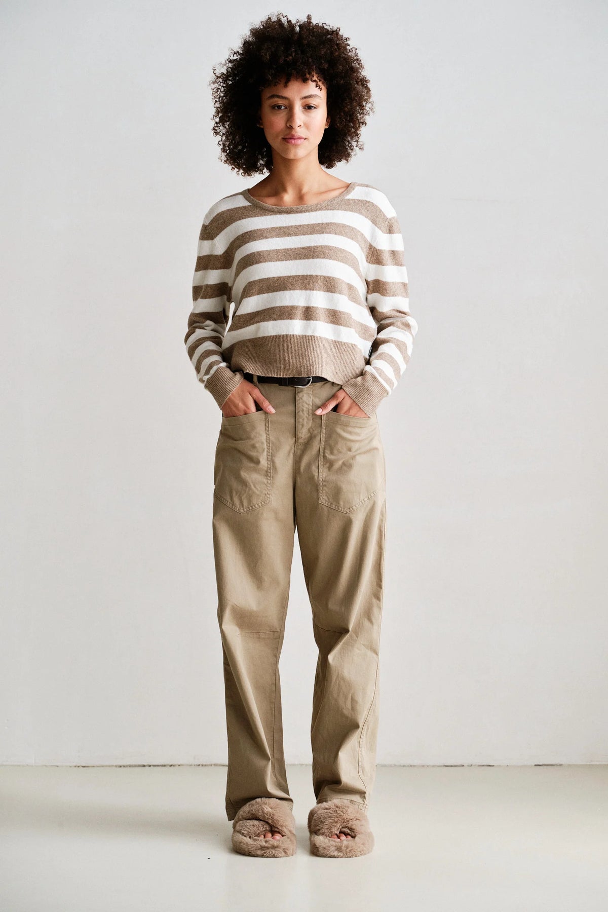 Penn & Ink NY Utility Cotton Trousers