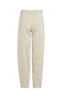 Barrel Jeans with Visible Back Seams