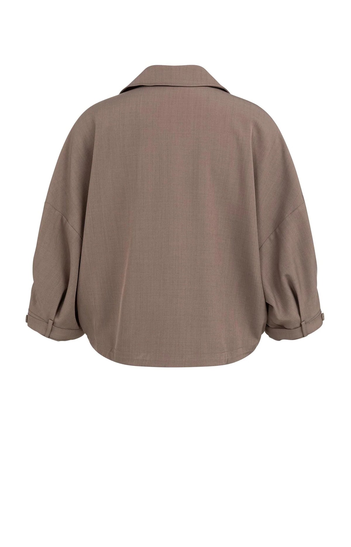 Jacket with Adjustable Waistband and Pockets