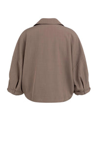 Jacket with Adjustable Waistband and Pockets