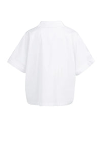 Boxy blouse with Chest Pockets