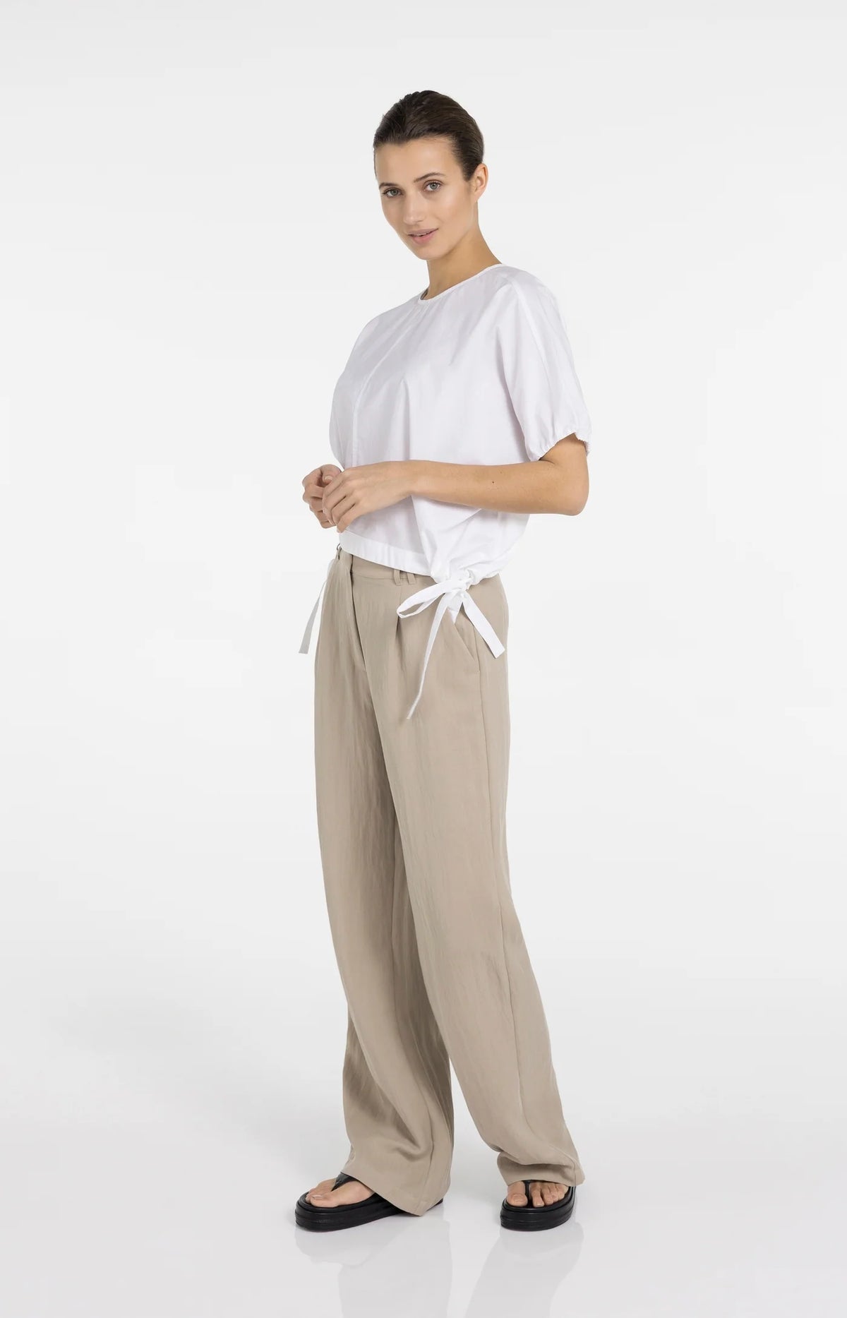 Boxy Top with Adjustable Waist