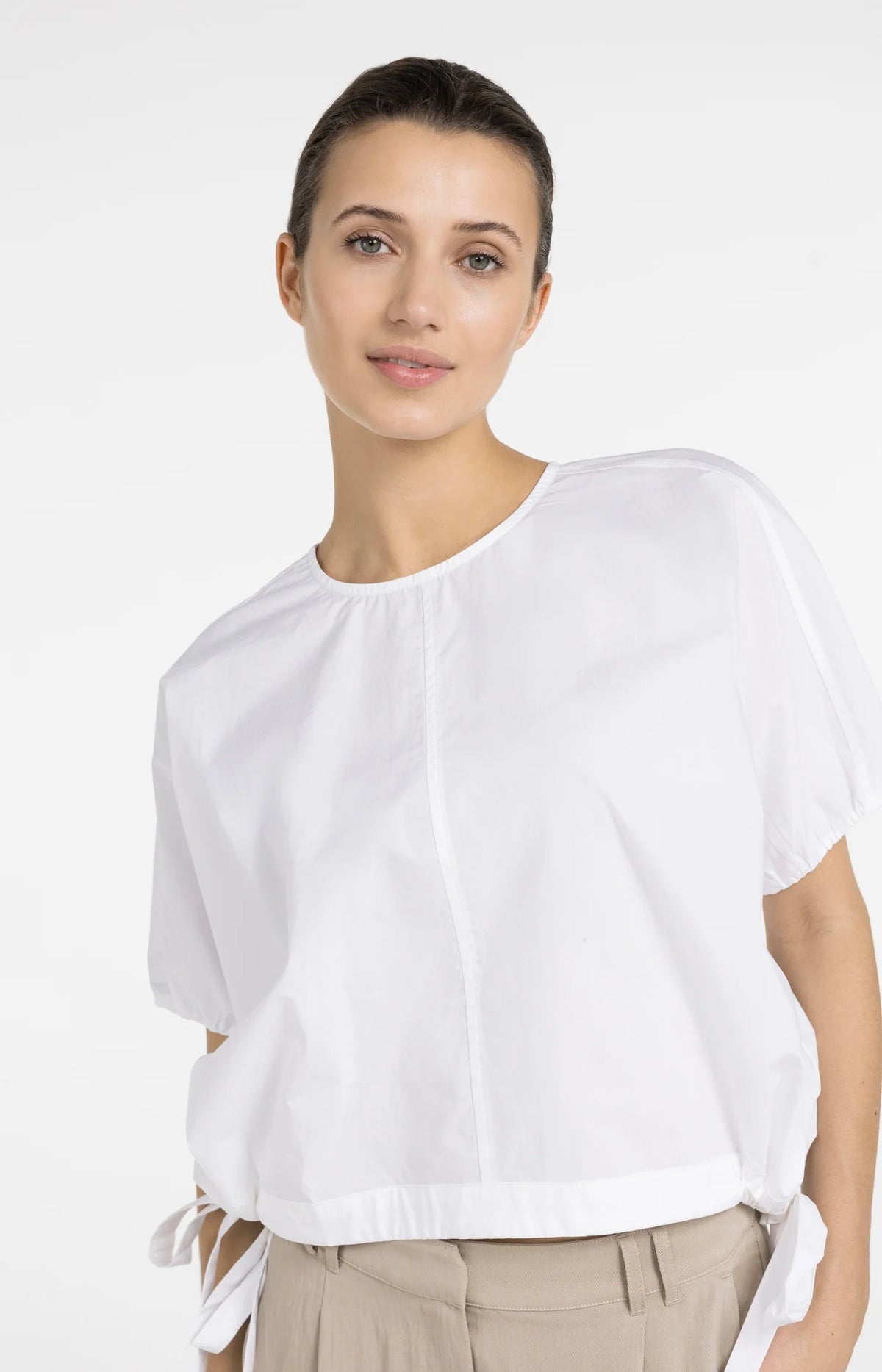 Boxy Top with Adjustable Waist