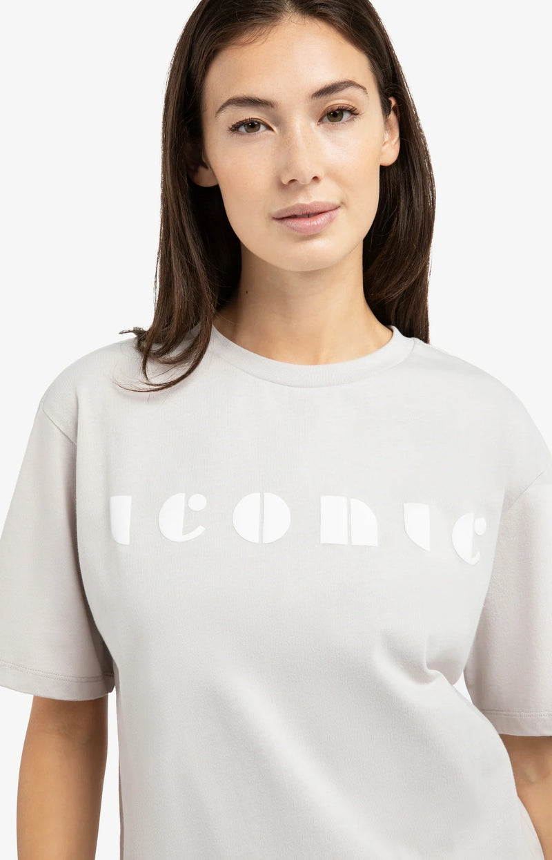 Boyfriend T-shirt with Artwork Print