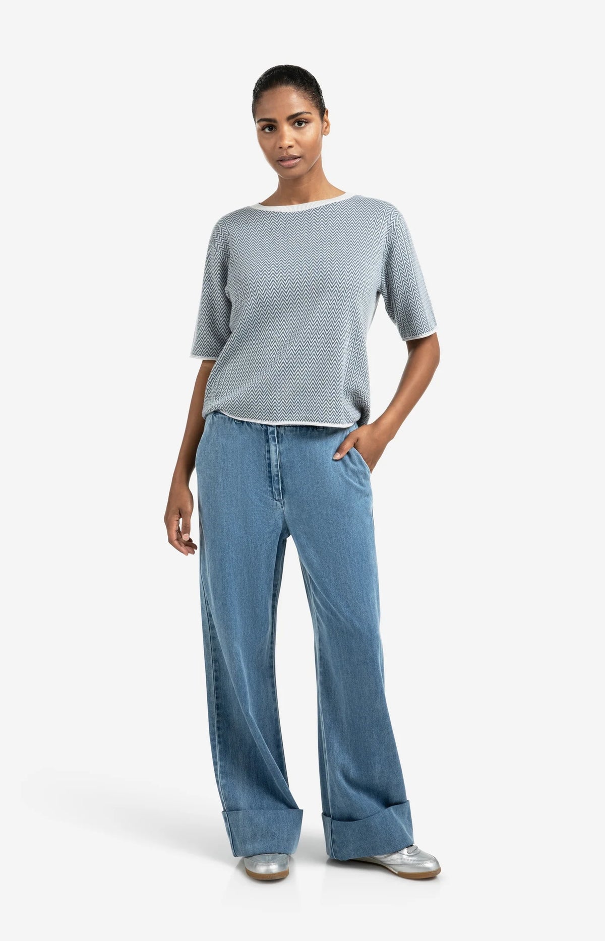 Denim Trousers Turn-ups