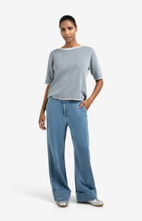 Denim Trousers Turn-ups