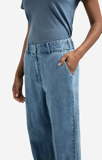 Denim Trousers Turn-ups