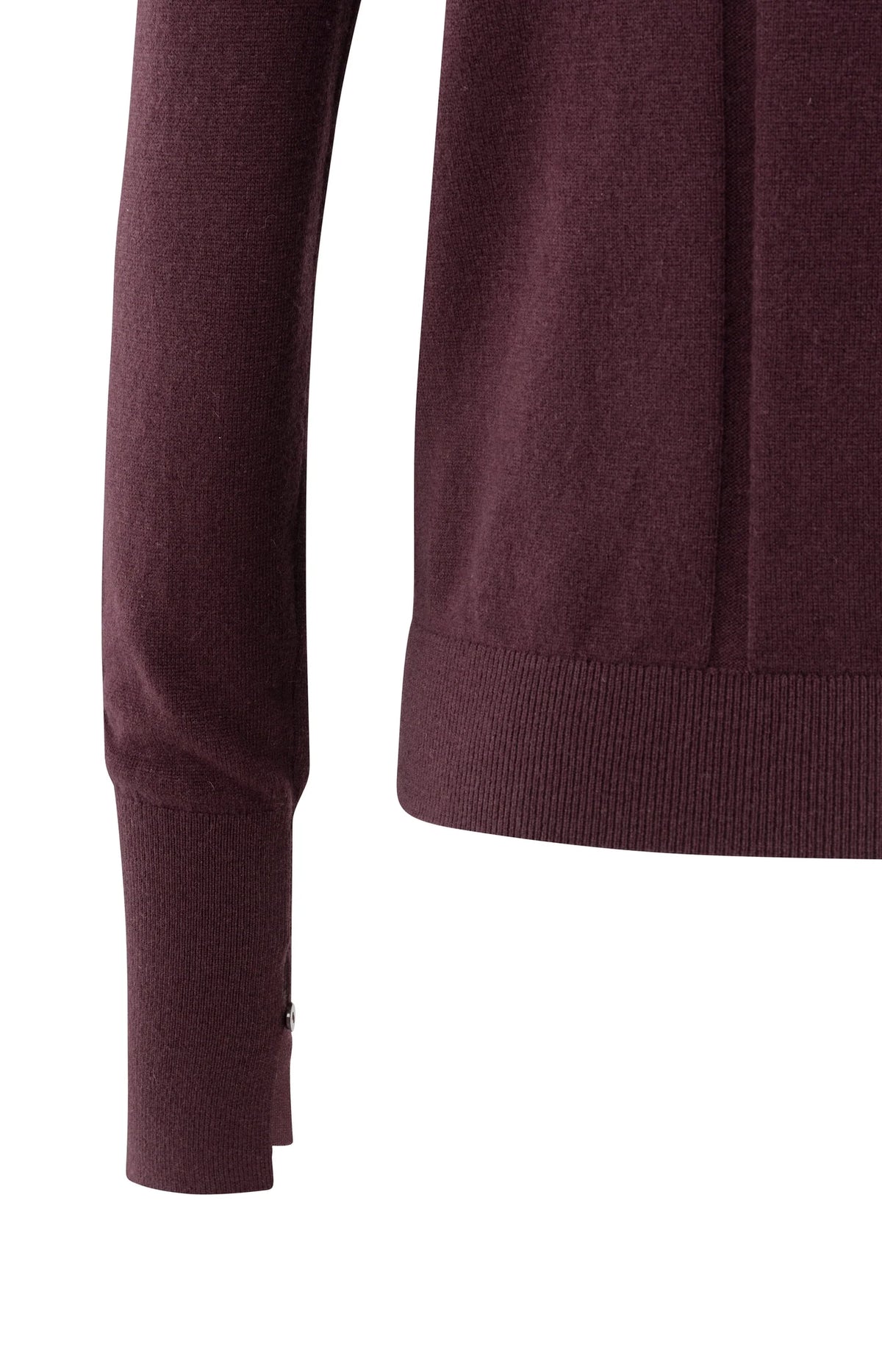 Sweater Mock Neck Cut-out Neckline