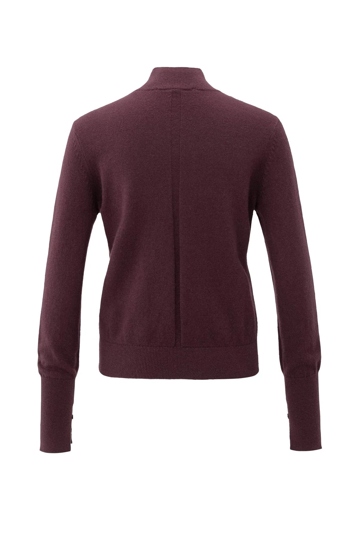 Sweater Mock Neck Cut-out Neckline