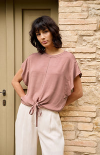 Flowy Top with Knot Detail