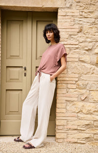 Flowy Top with Knot Detail