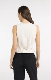 Gilet with Asymmetrical Closure