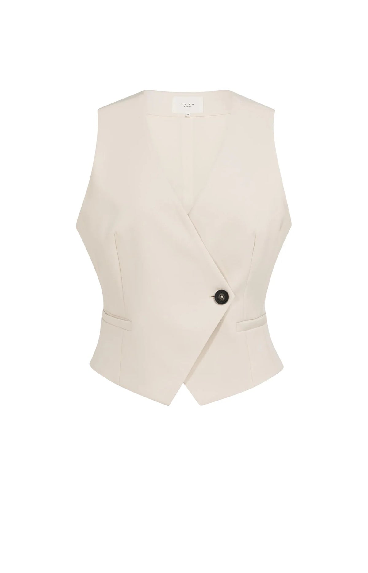 Gilet with Asymmetrical Closure