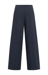 High Waist Trousers with Side Stripes