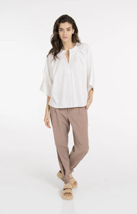 High Waist Trousers with Strap