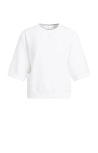 Jersey Rib Top With Short Sleeves
