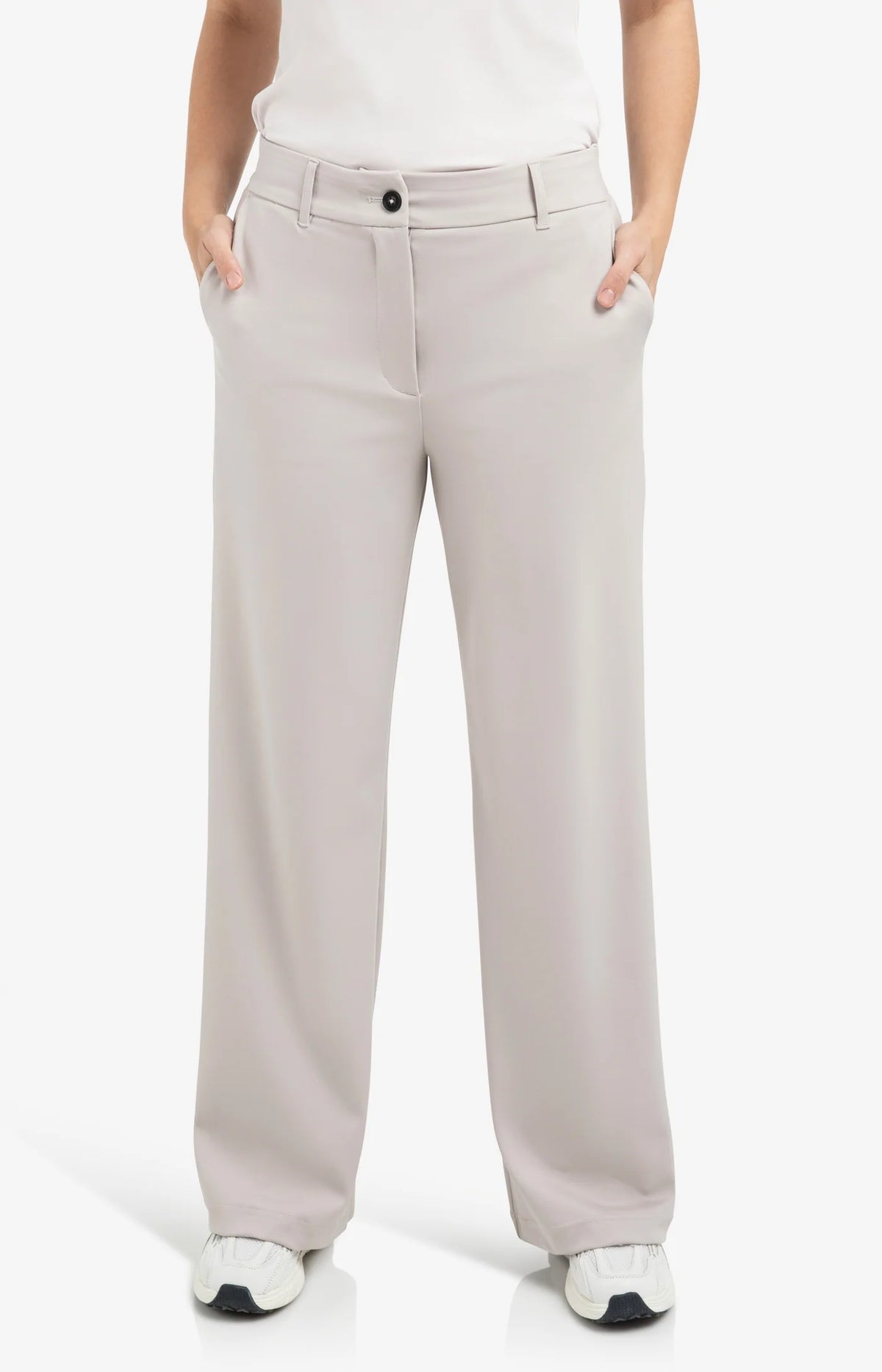 Jersey Trousers with Elastic Waistband