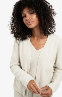 Knitted Cardigan with Matching Spencer with Subtle Sequins