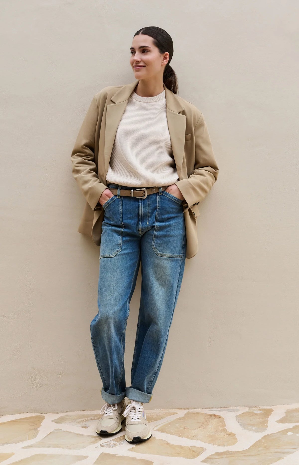 Sweater with Tie Details