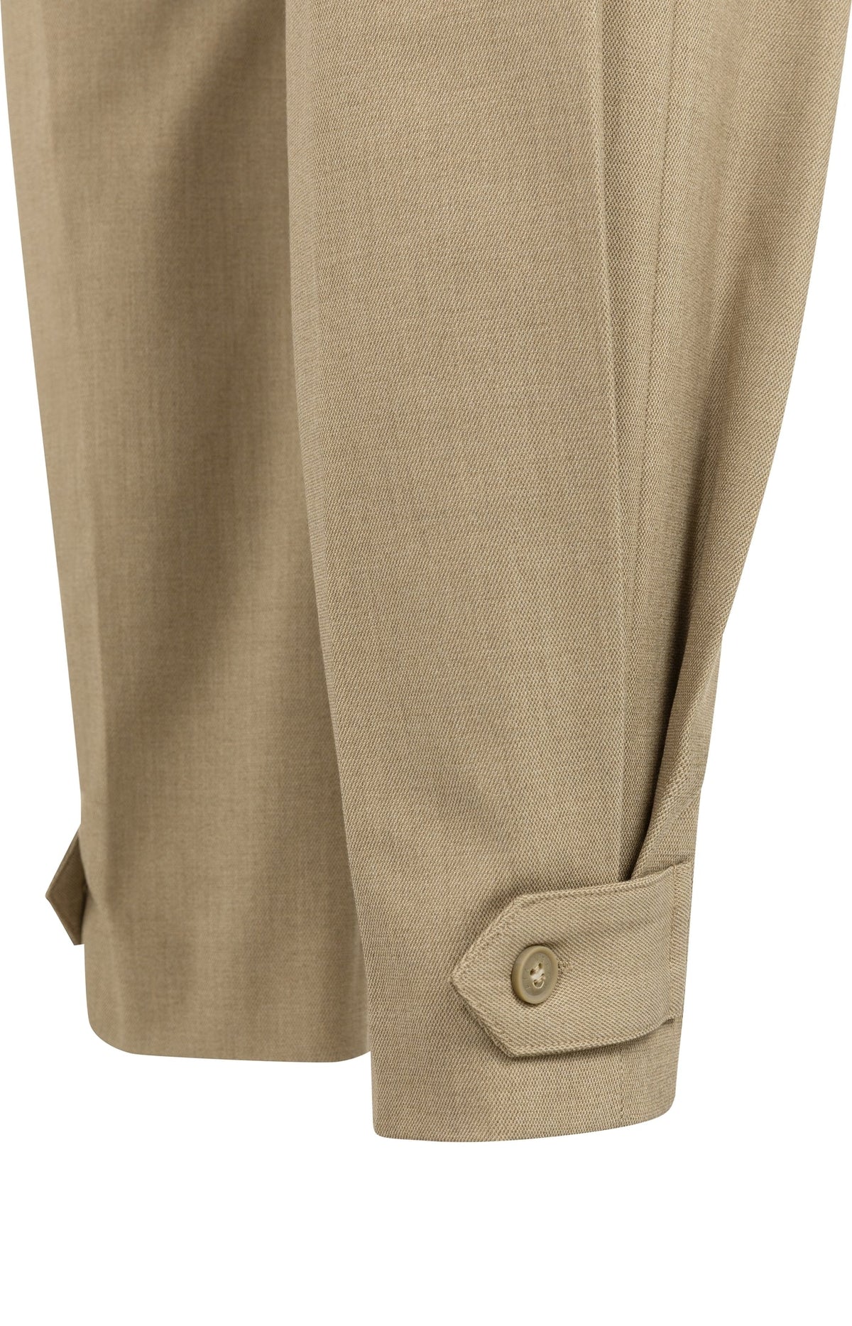 Loose Fit Trousers with Double Belt