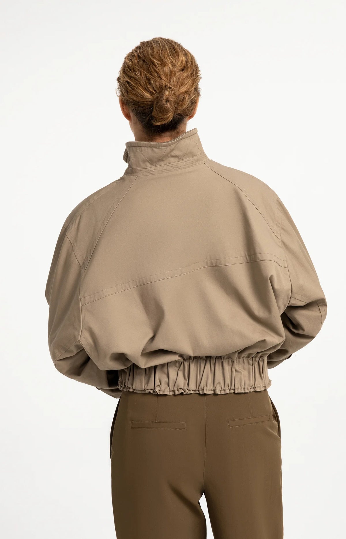 Oversized Jacket Stand Collar
