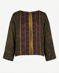 Statement Print Boxy Blouse