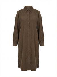 Relaxed Midi Shirt Dress