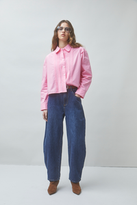 Pintuck Cotton Blouse