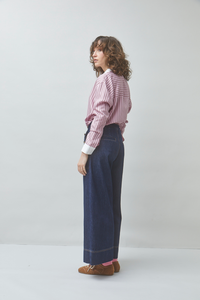 Wide-Leg Denim Jeans