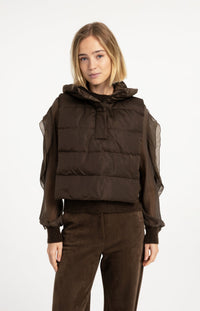 Padded Bodywarmer with Hood