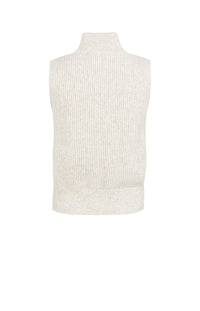 Ribbed Knit Sleeveless Vest