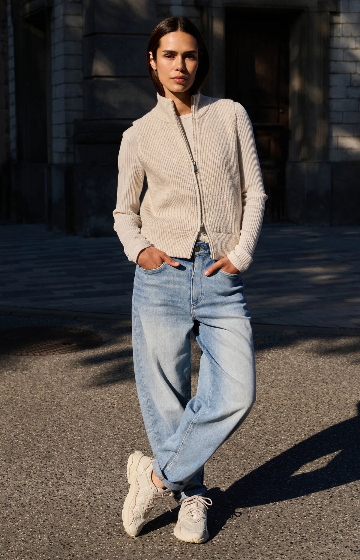 Ribbed Long Sleeve Shirt