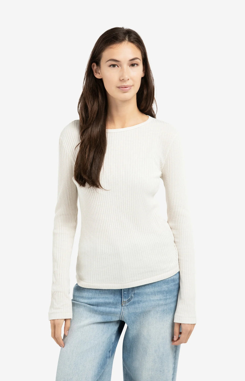 Ribbed Long Sleeve Shirt