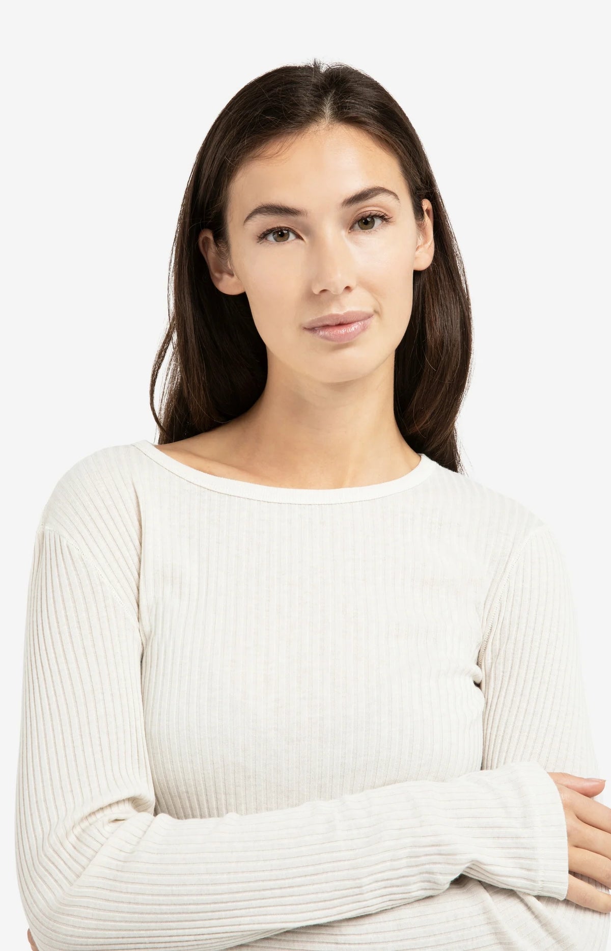 Ribbed Long Sleeve Shirt