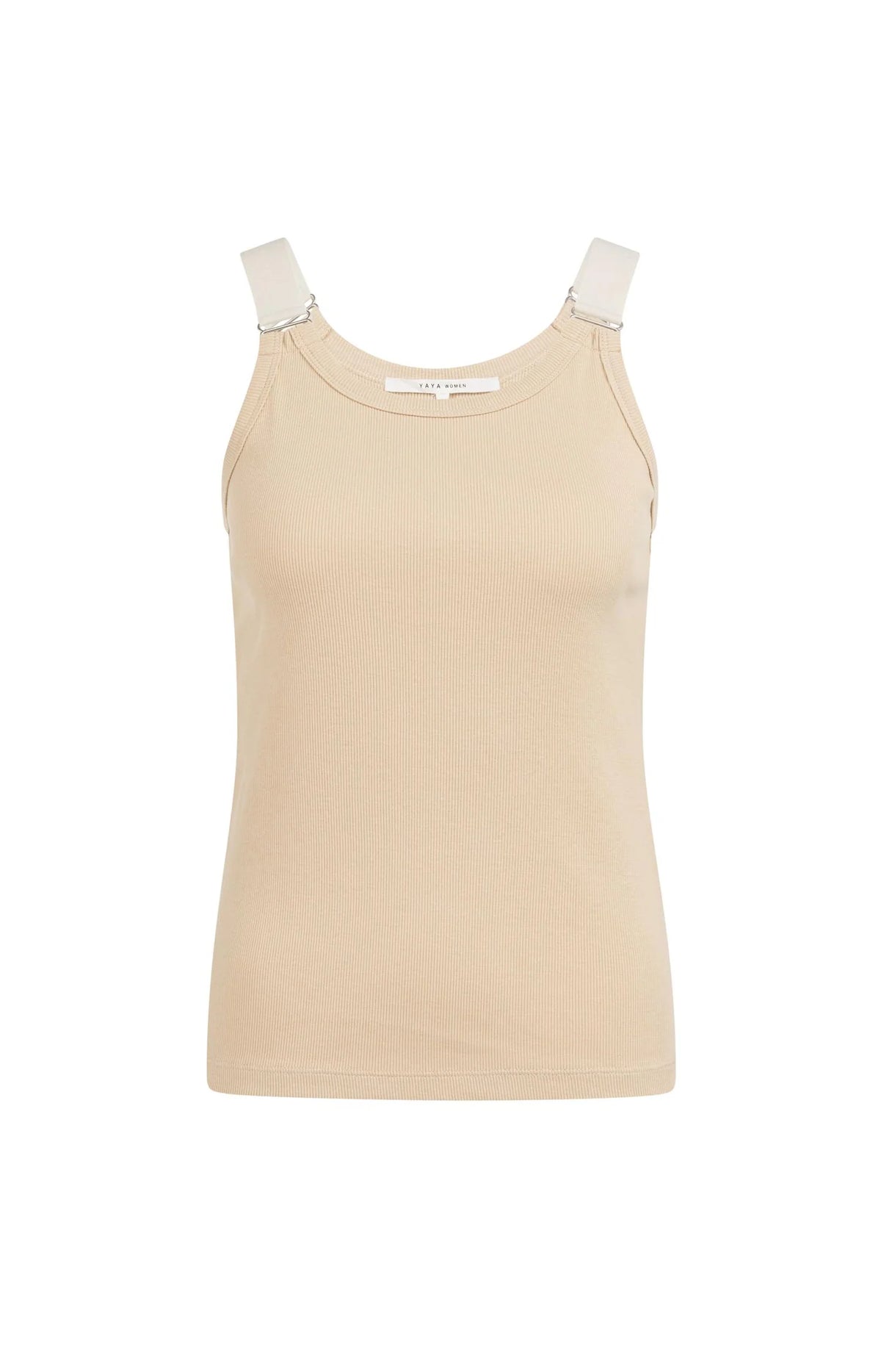 Ribbed Singlet with Ring Details