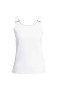 Ribbed Singlet with Ring Details