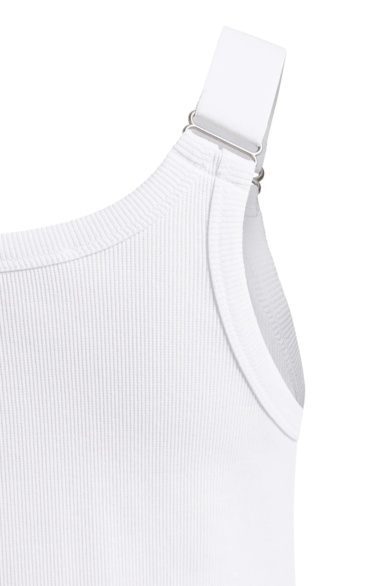 Ribbed Singlet with Ring Details