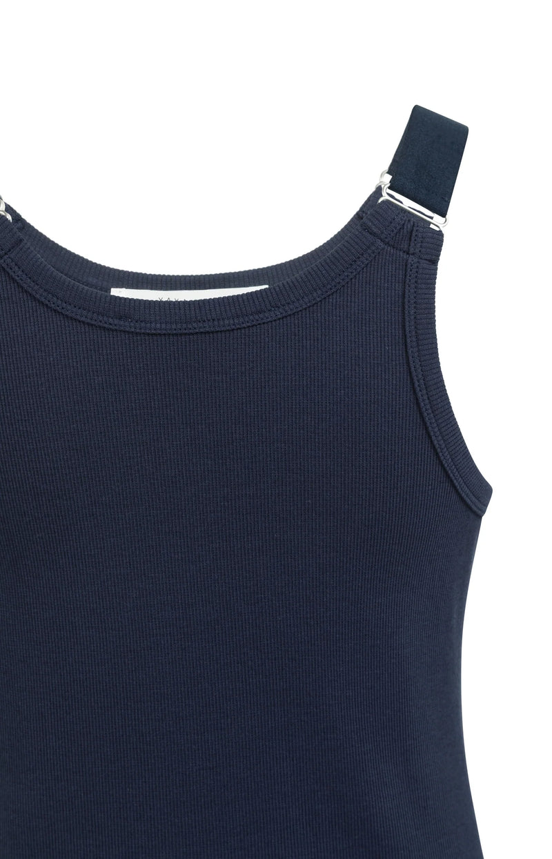 Ribbed Singlet with Ring Details