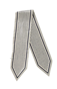 Scarf with Fine Stripes