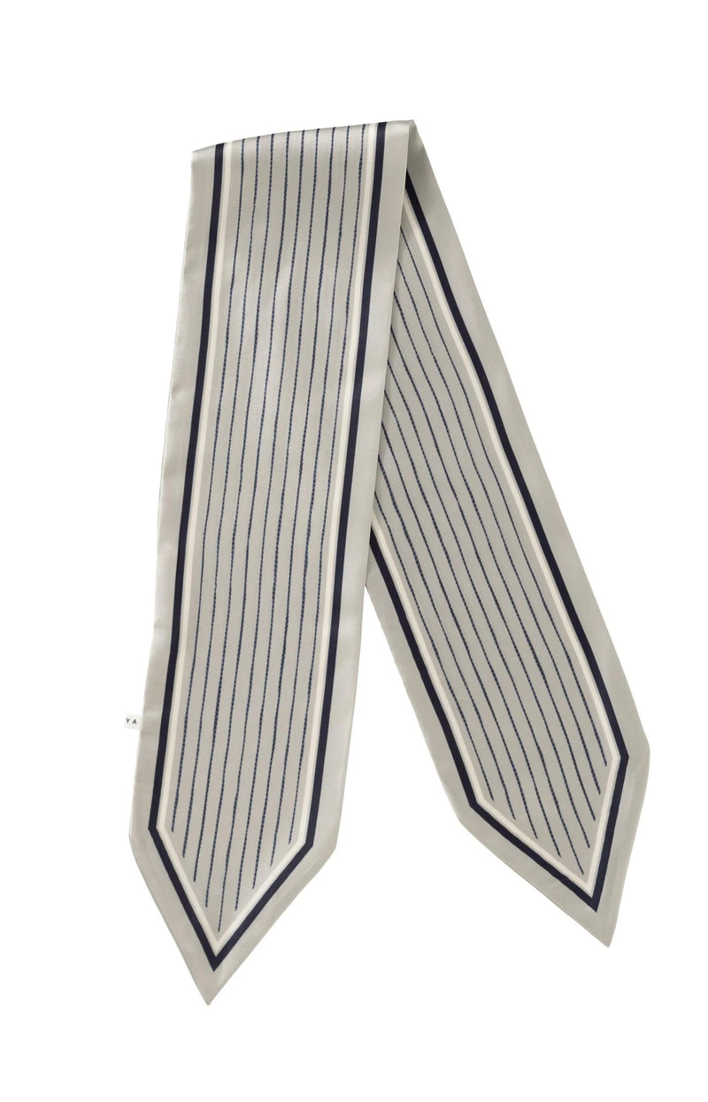 Scarf with Fine Stripes