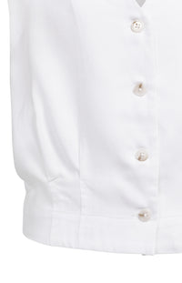 YAYA Sleeveless Pleat Detail Blouse