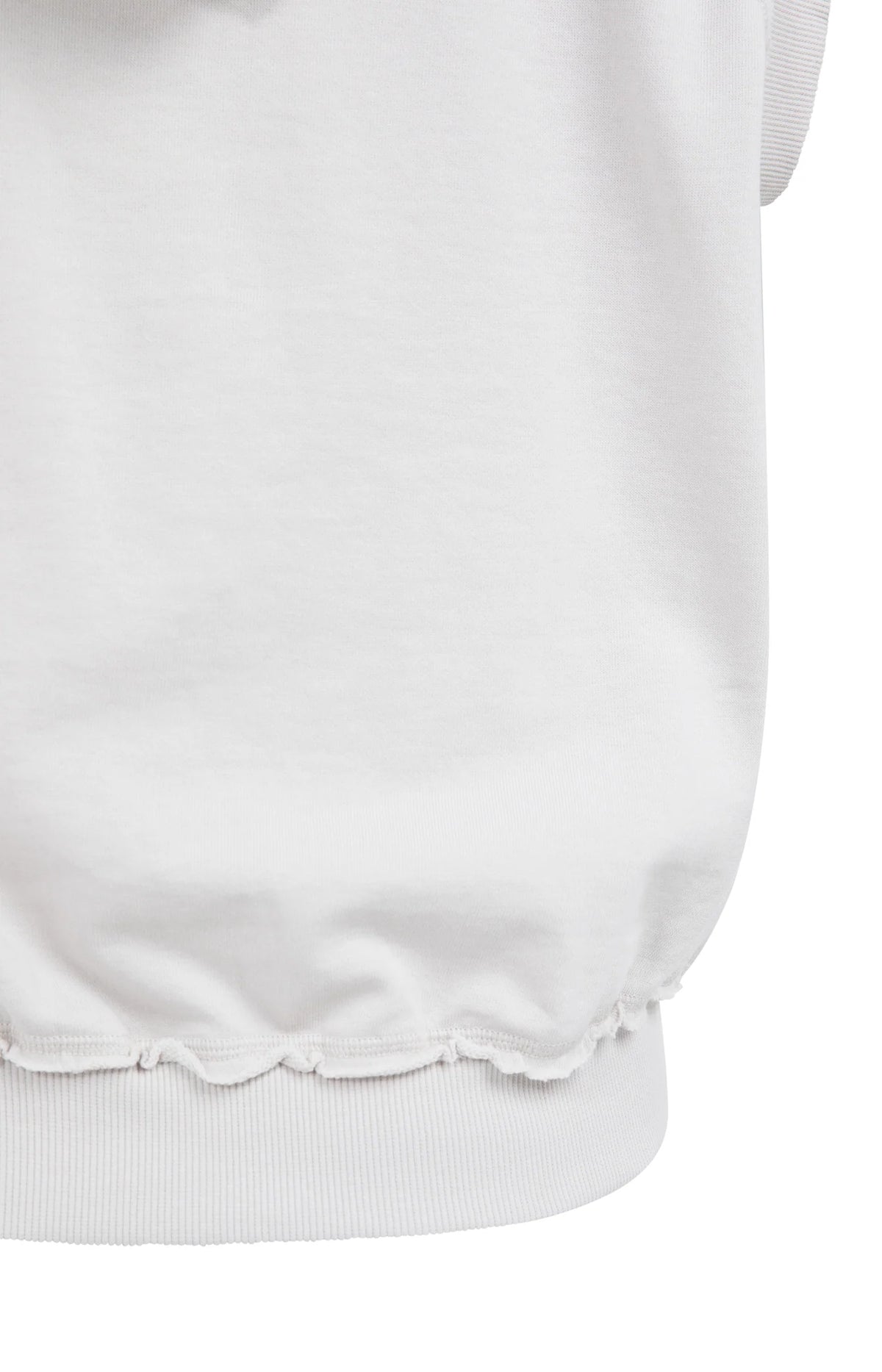 Sleeveless Hoodie with Cords