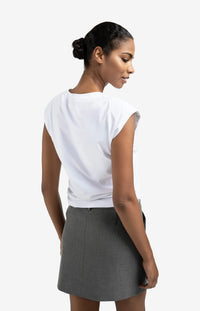 Sleeveless Top Shoulder Pads