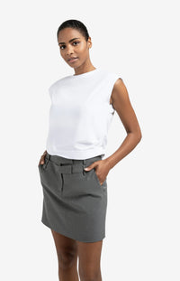 Sleeveless Top Shoulder Pads