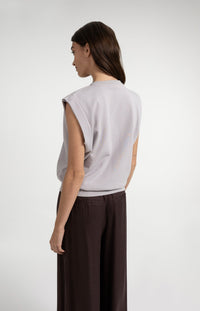 Sleeveless V-Neck Sweater - YAYA
